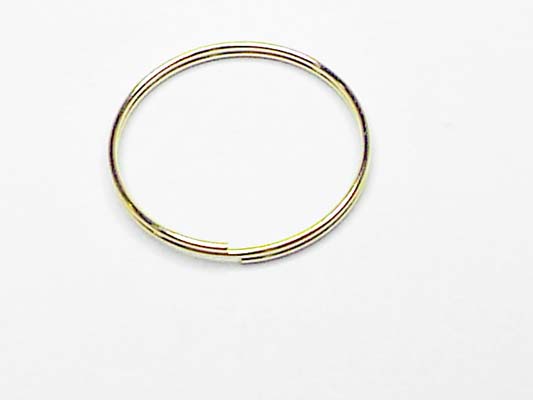 大型リング二重巻き15mmΦゴールド金具